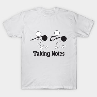 Music Taking Notes T-Shirt